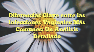 Diferencias Clave entre las Infecciones Vaginales Más Comunes: Un Análisis Detallado