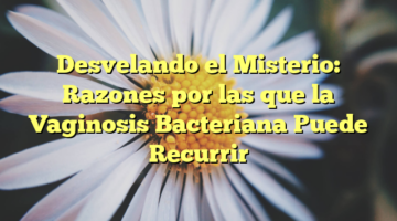 Desvelando el Misterio: Razones por las que la Vaginosis Bacteriana Puede Recurrir